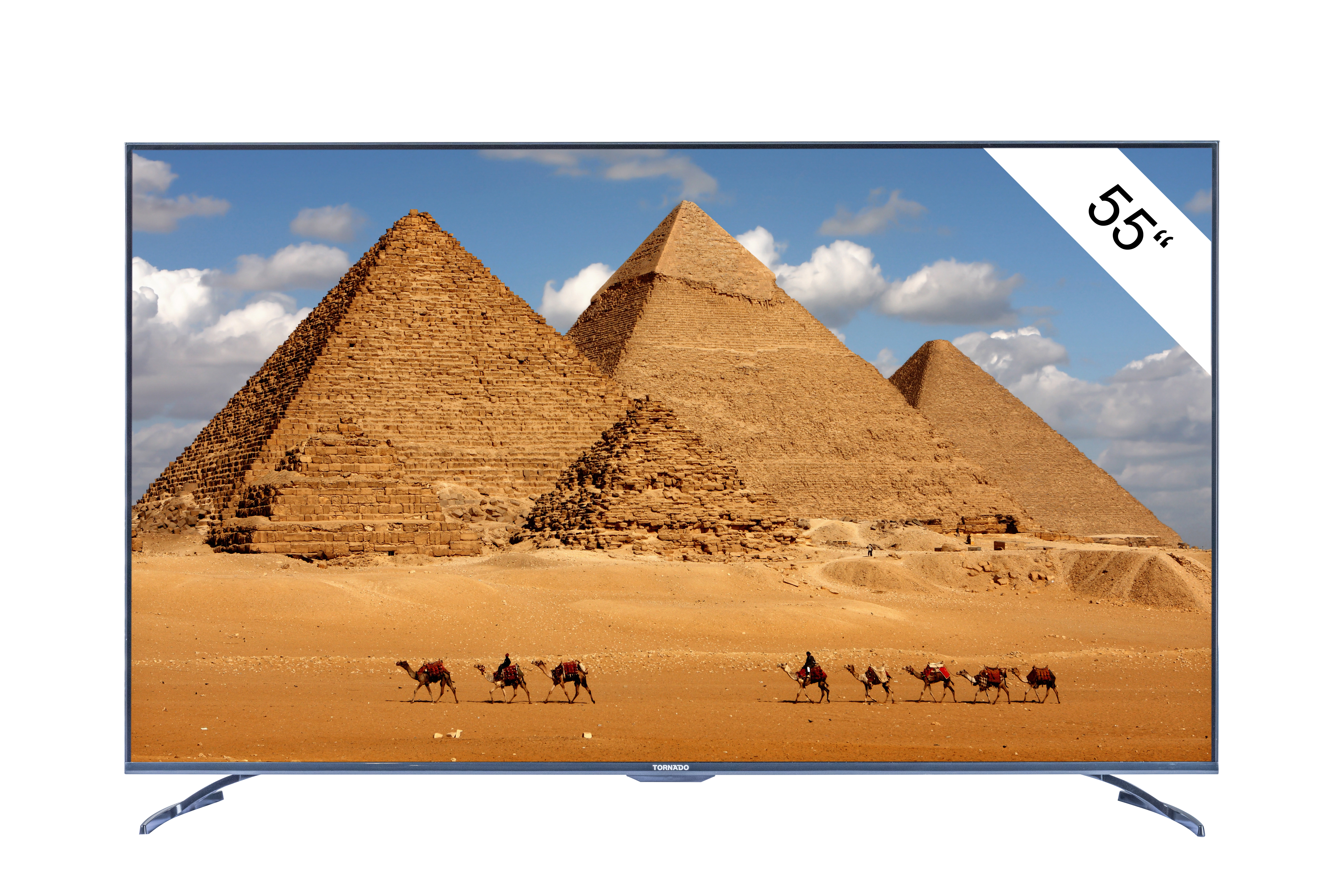 Tornado 55UA3400X 55 Google Smart TV - 4K - Schwarz (55UA3400X)