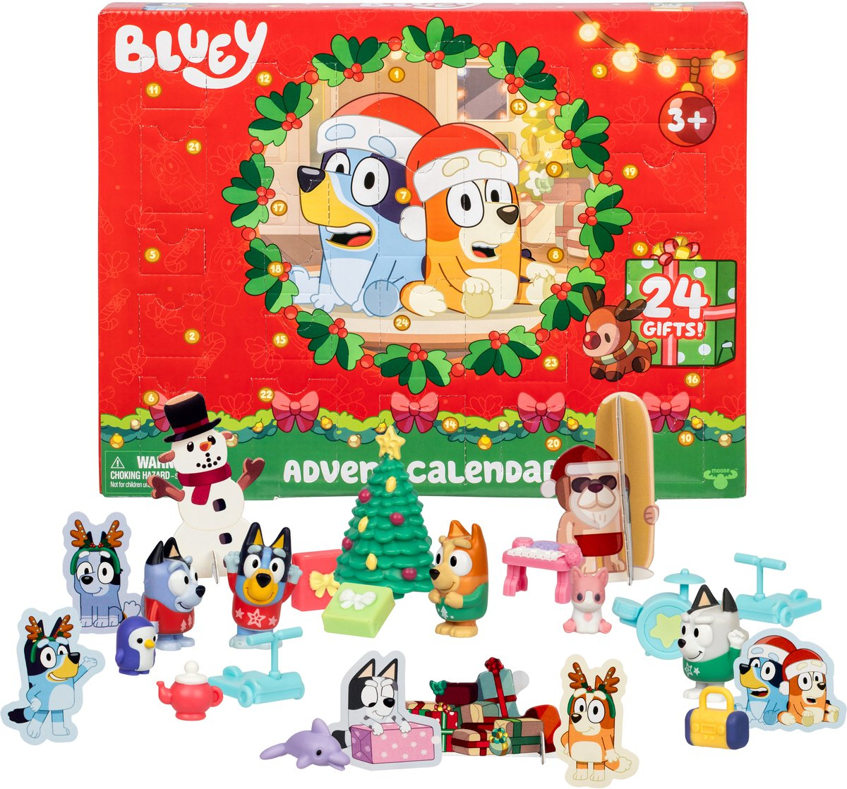 BLUEY Adventskalender mehrfarbig