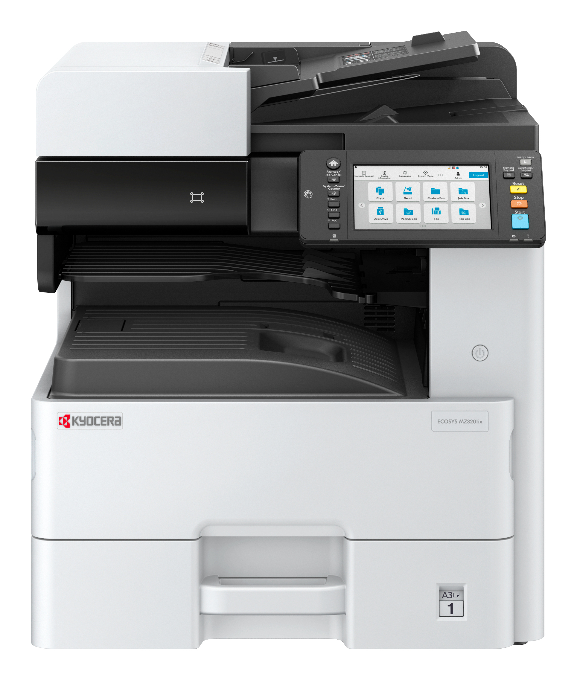 KYOCERA ECOSYS MZ3201ix A3 Laser Multifunktionsdrucker Schwarzweiß 32 ppm 1200x1200 DPI