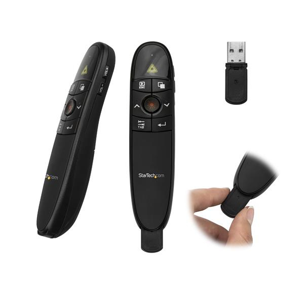 StarTech.com Presentation Remote - Wireless Presenter - 90 ft. (27 m) - Präsentations-Fernsteuerung - HF (PRESREMOTE)