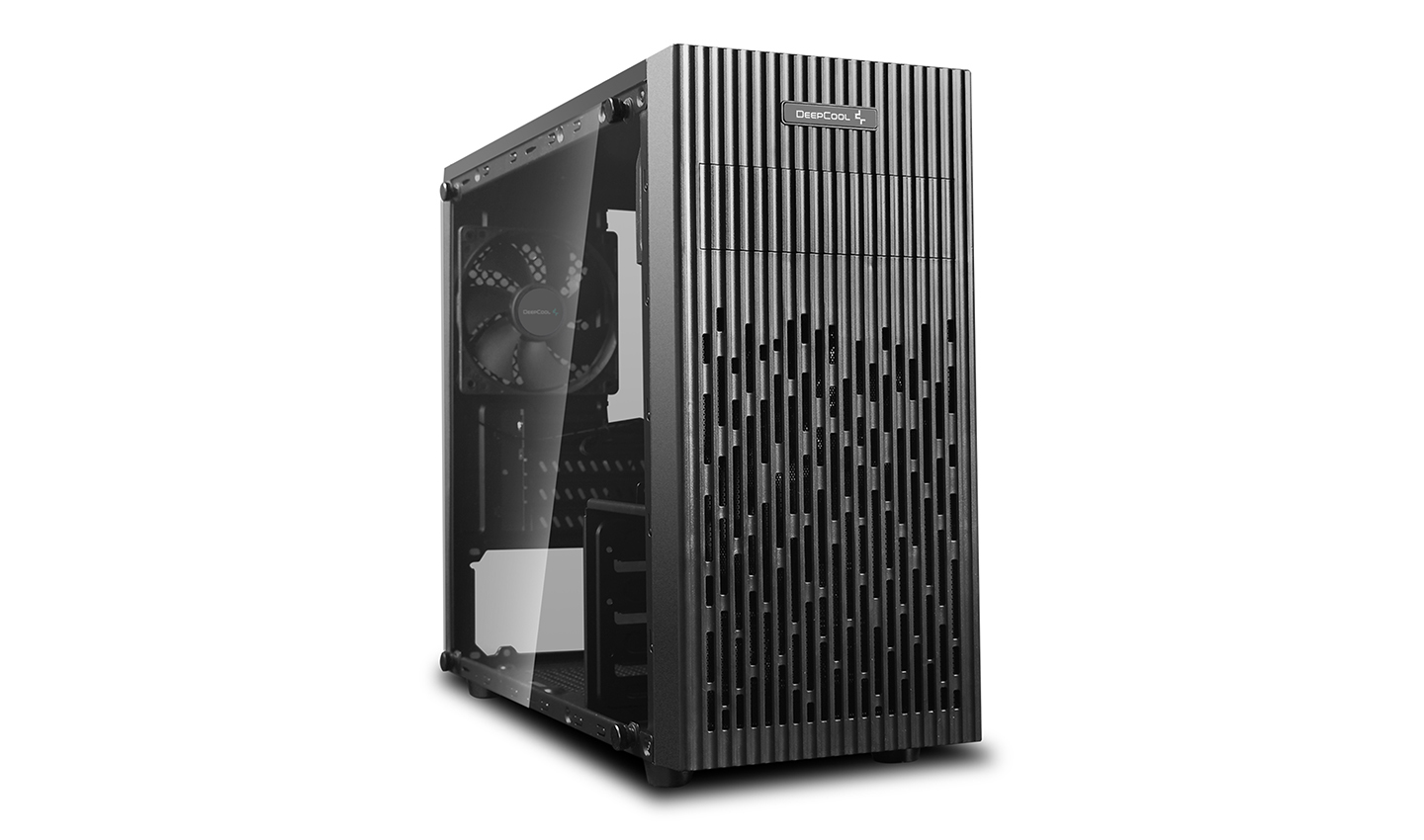 DeepCool Matrexx 30 - Mini Tower - PC - Schwarz - micro ATX - Mini-ITX - ABS Synthetik - Stahl - Gehärtetes Glas - Heimbüro (DP-MATX-MATREXX30)