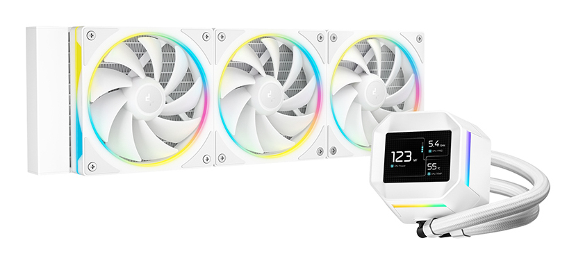 K Cooler Wasserkühlung Deepcool LM360 White (R-LM360-WHDMMC-1)