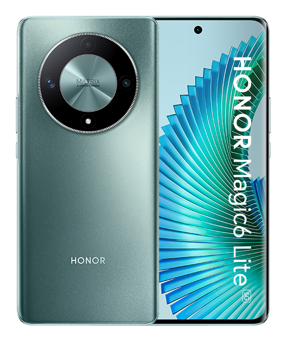 Honor Magic6 Lite 5G 17,2 cm (6.78) Dual-SIM Android 13 USB Typ-C 8 GB 256 GB 5300 mAh Grün (5109AWVJ)