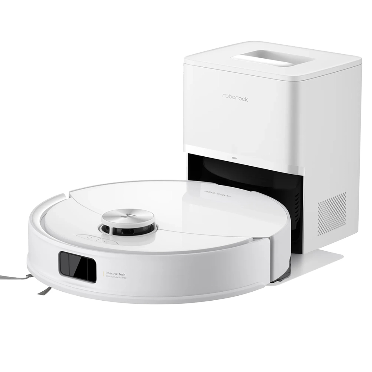 Roborock Q10 VF+ weiss Mit Absaugstation RockDock Plus (Q10VFP02-00)