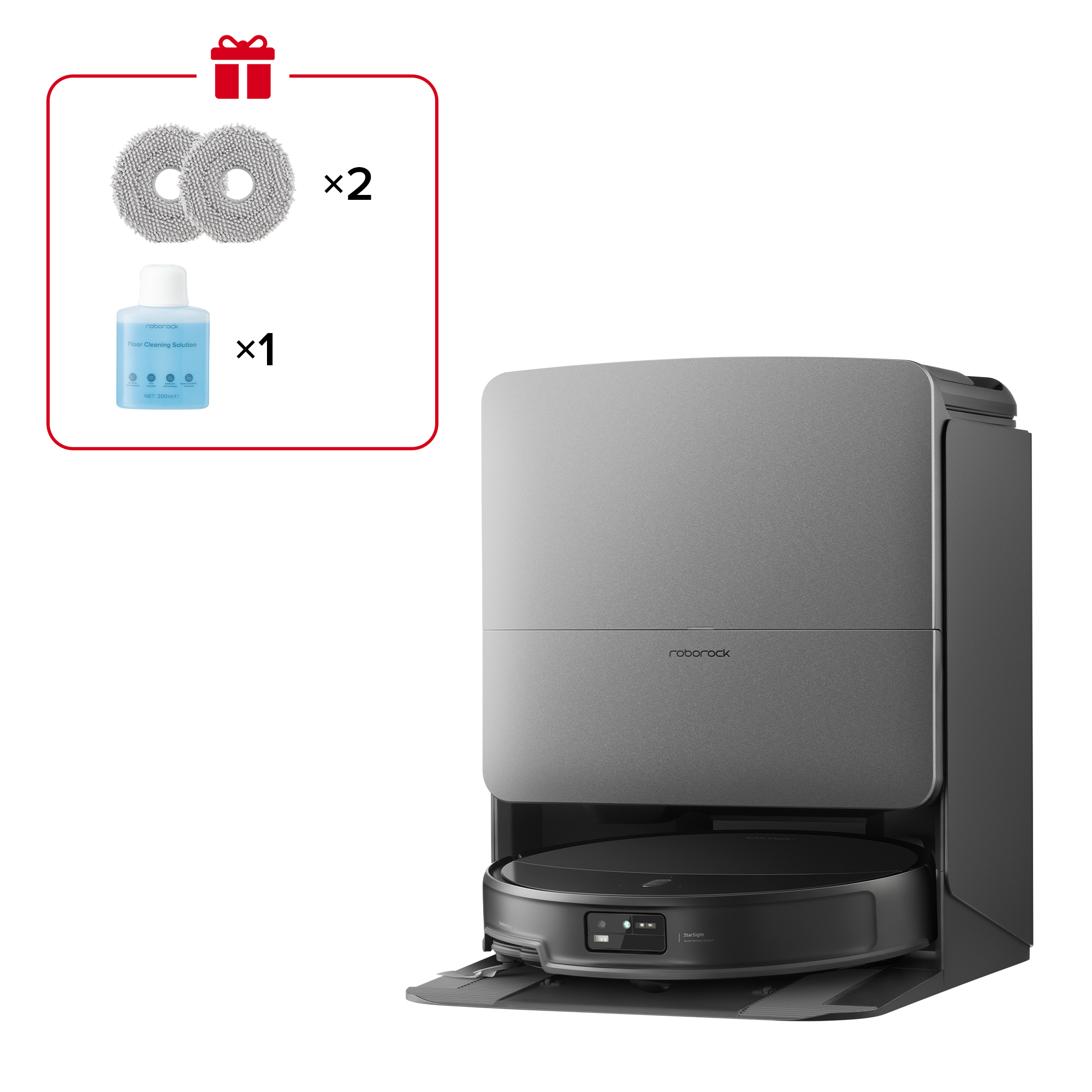 Roborock Saros 20X Saugroboter, schwarz