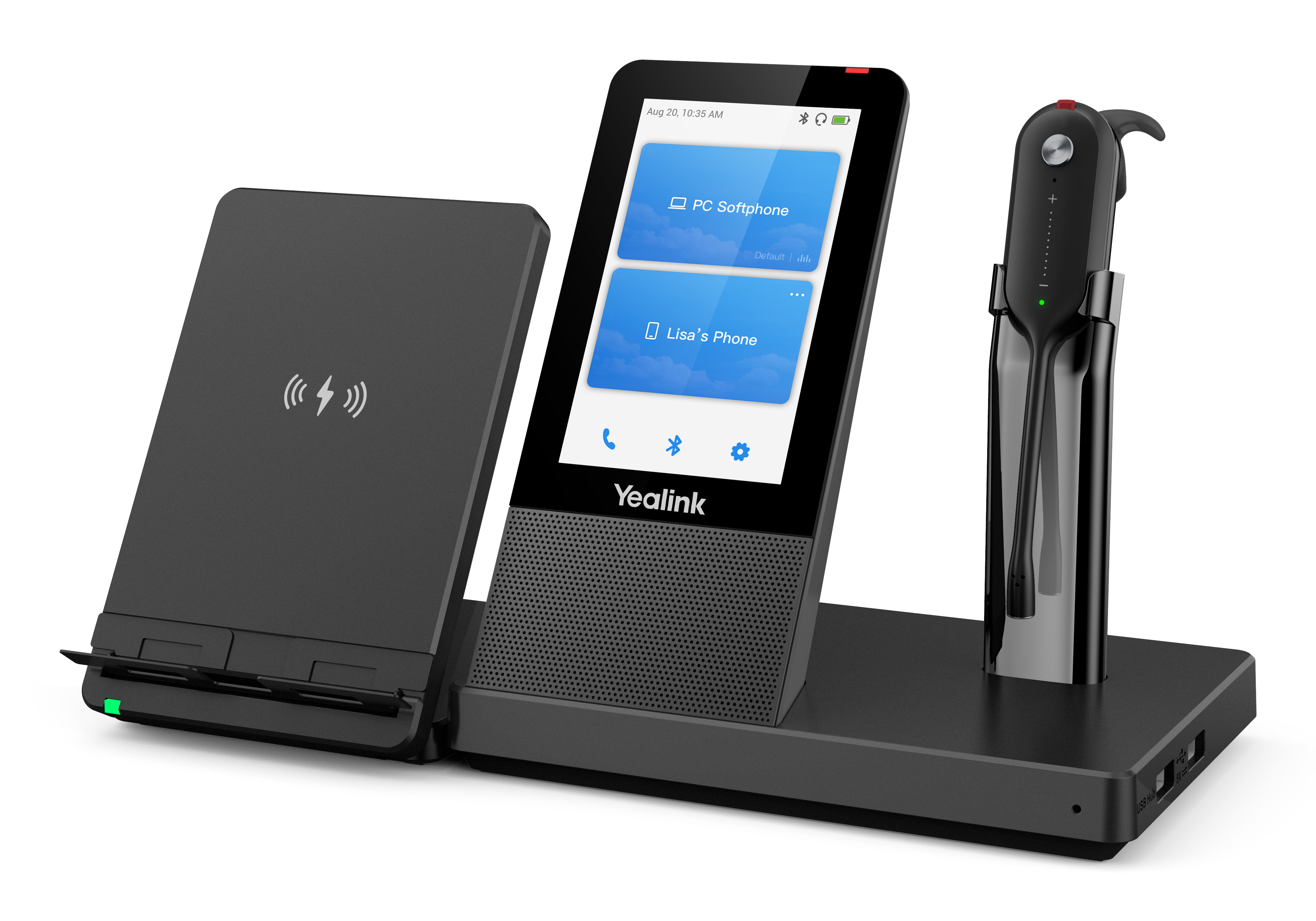 Yealink WH67 Headset im Ohr  - DECT/Bluetooth für UC