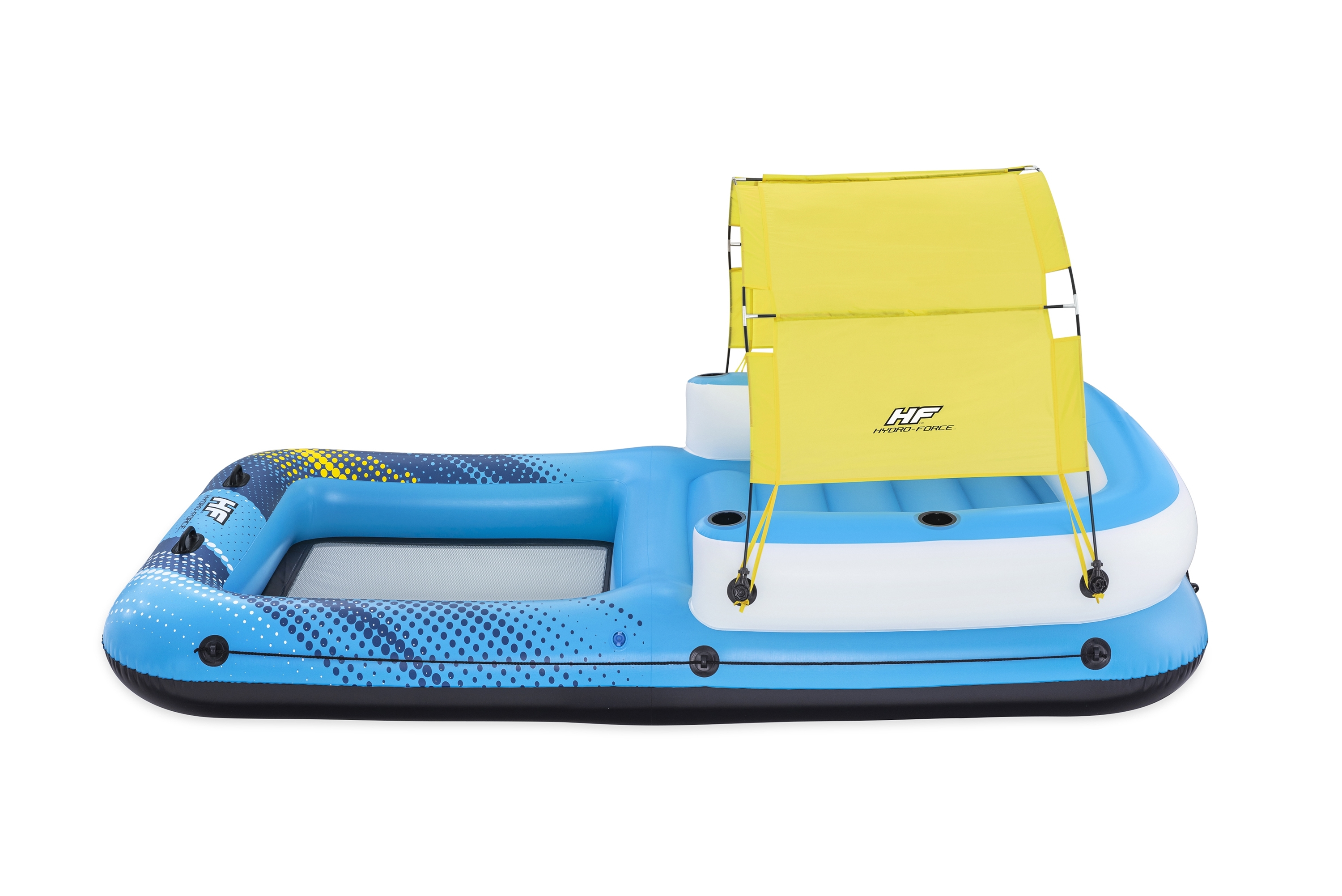 Bestway Hydro Force Summer Oasis Badeinsel für 4 Personen mit Sonnendach