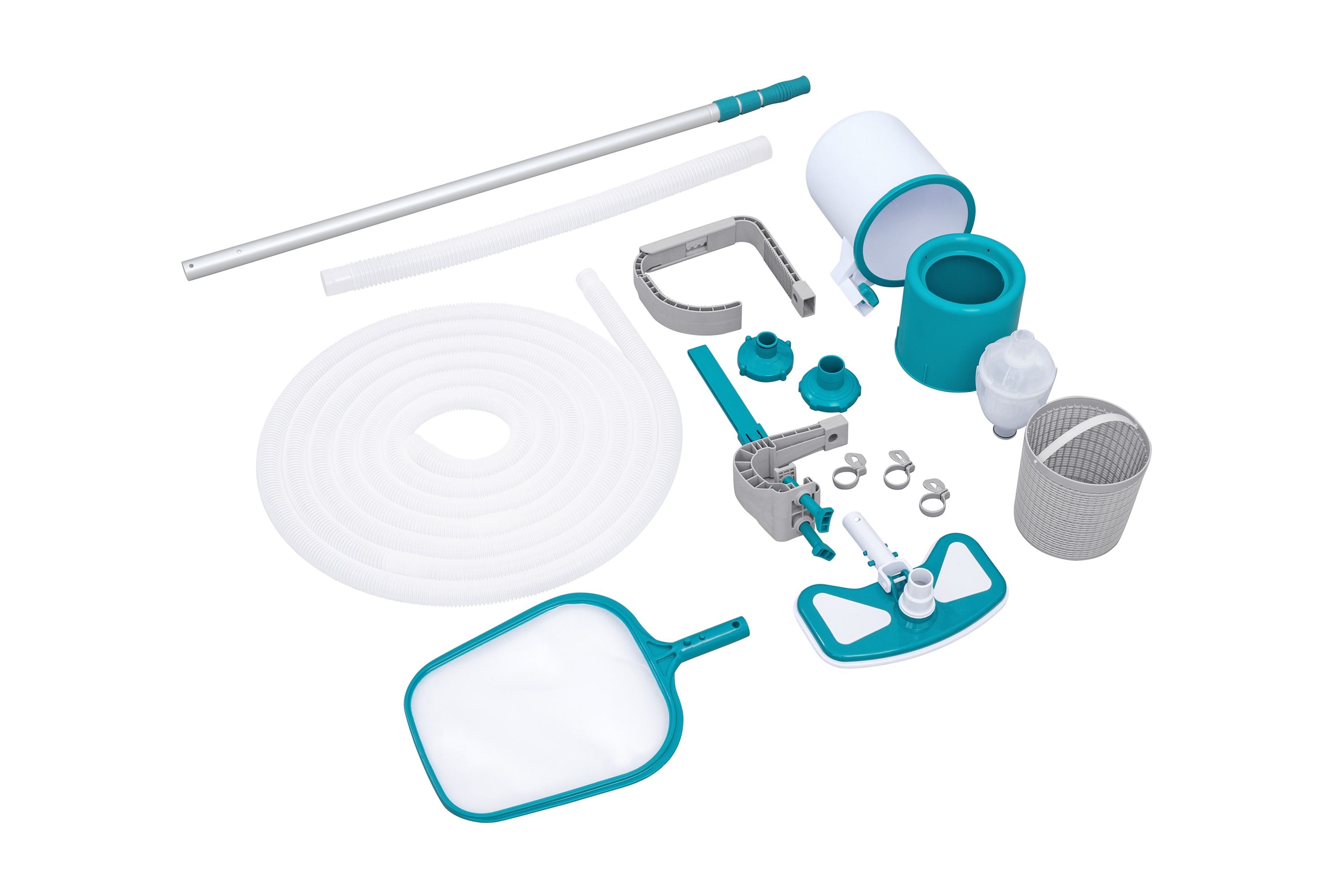 Bestway® Poolpflege-Set AquaClean™ Deluxe für Poolgrößen bis 610 cm (ausgenommen Stahlwandpools)