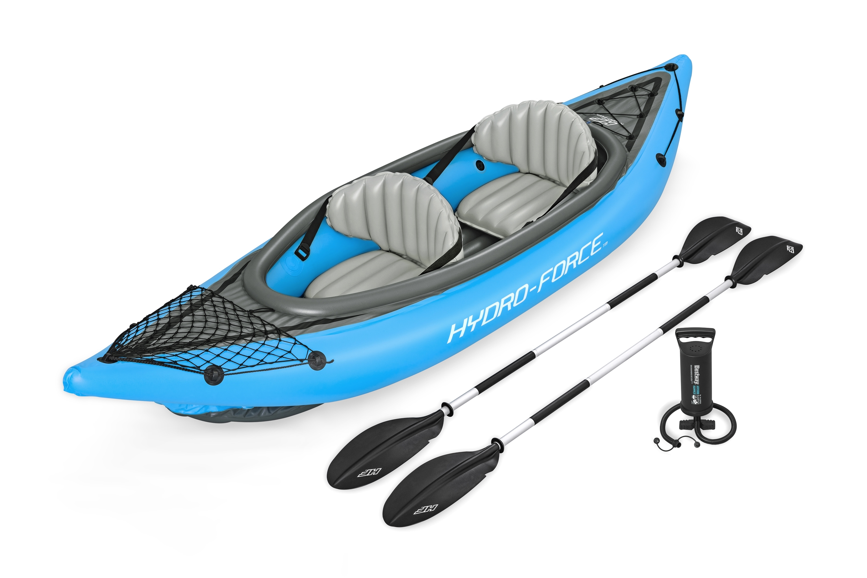 Bestway Hydro Force Cove Champion X2 Touring Kajak Set für 2 Personen Kayak Ruderboot
