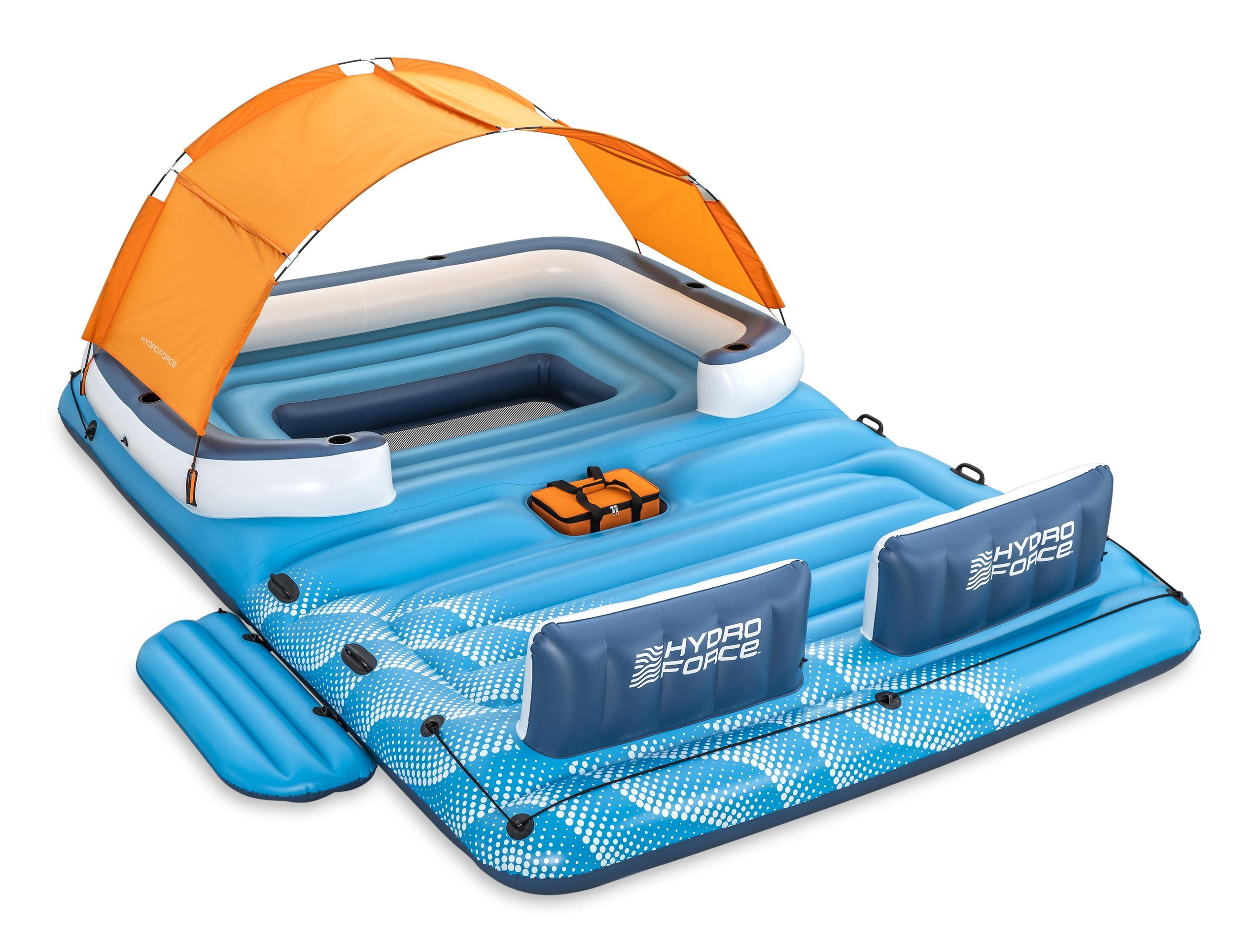 Bestway Badeinsel Hydro Force Tropical Breeze 6 Personen mit Sonnendach