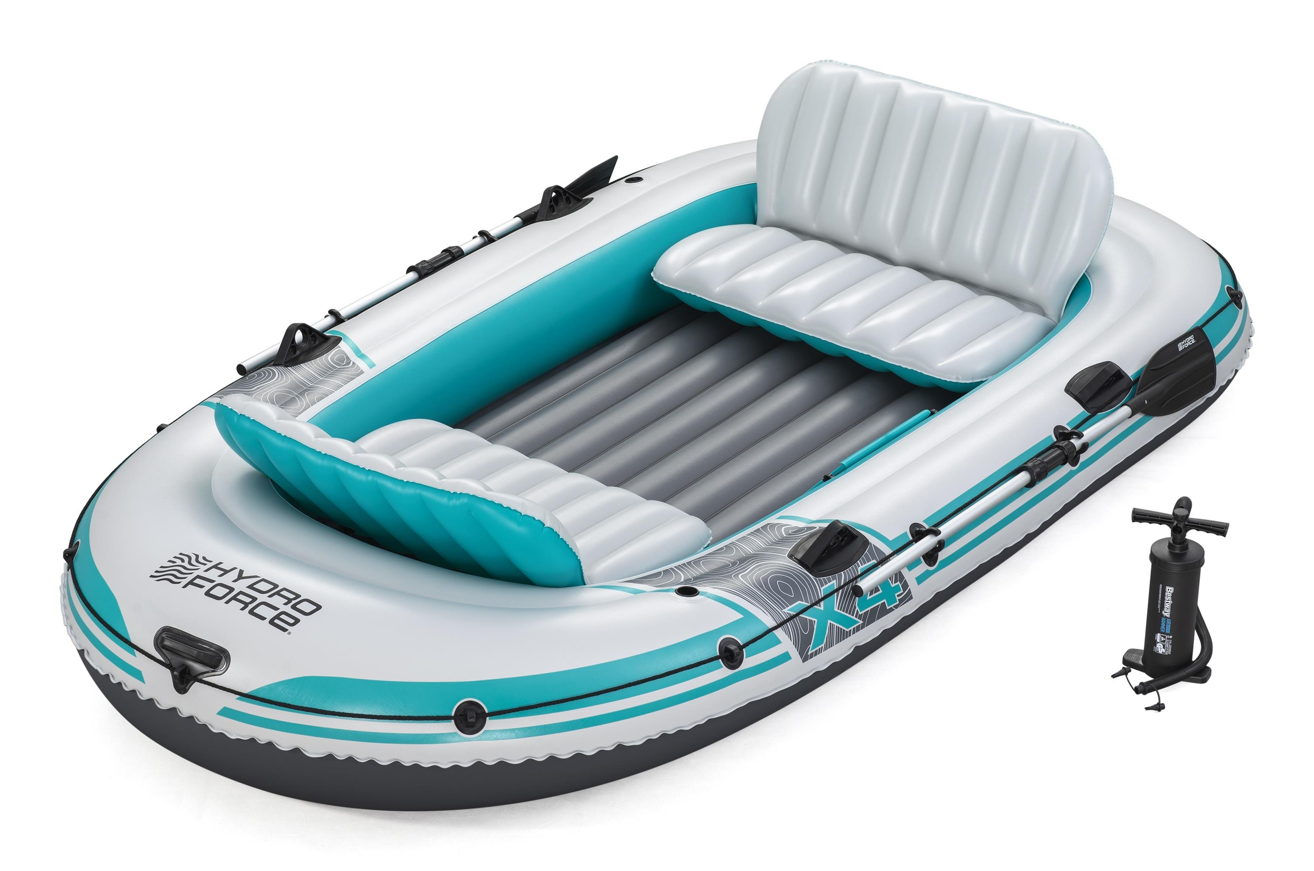 Bestway Schlauchboot Set Hydro Force Adventure Elite X4 315x165x41,5cm Boot