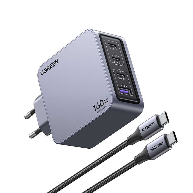 Ugreen Nexode Pro 160W GaN Charger with USB-C Cable (25877)