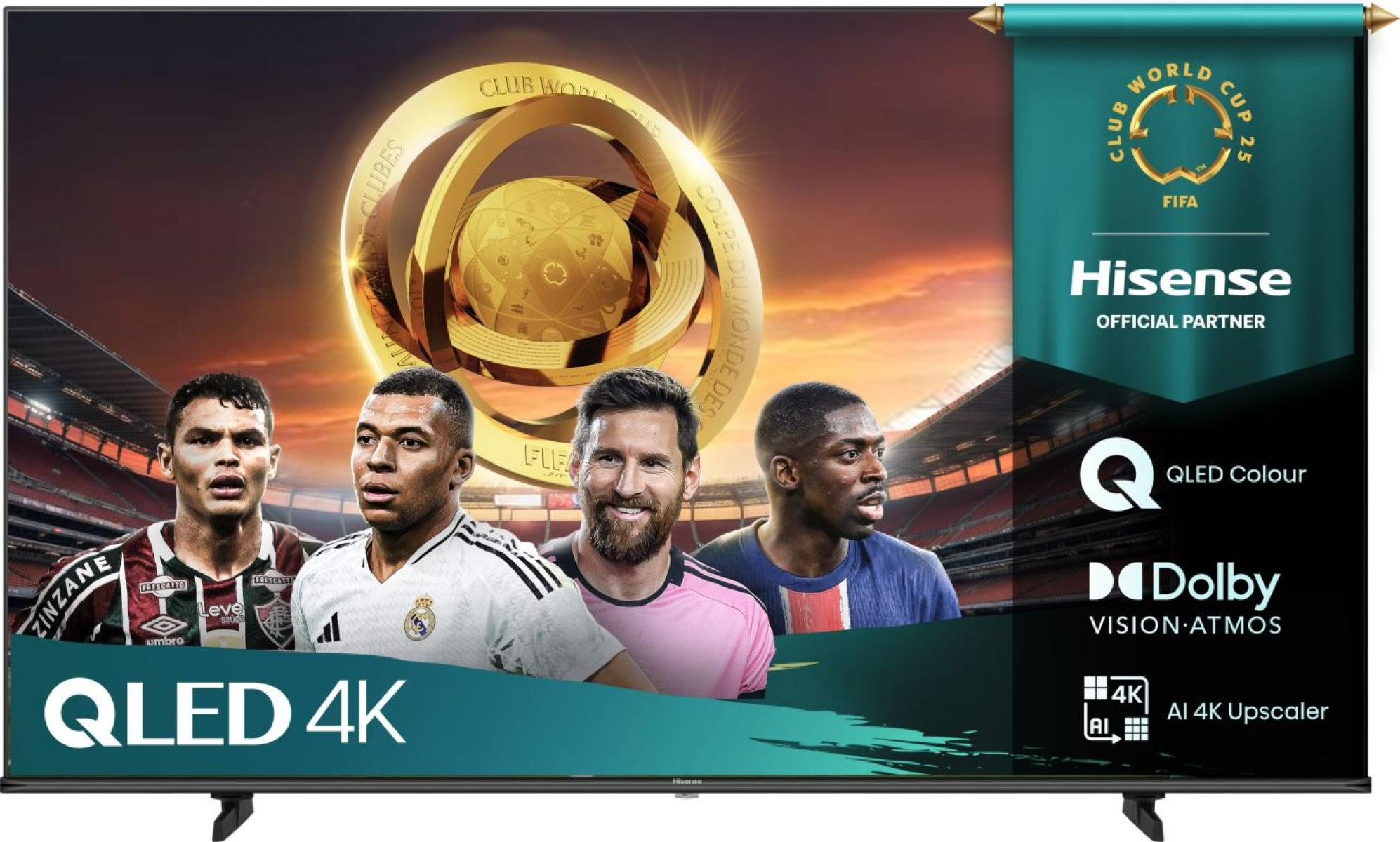 Hisense 65E77Q, QLED-Fernseher - (164 cm (65 Zoll), schwarz, UltraHD/4K, Triple Tuner) [Energieklasse E] (65E77Q)