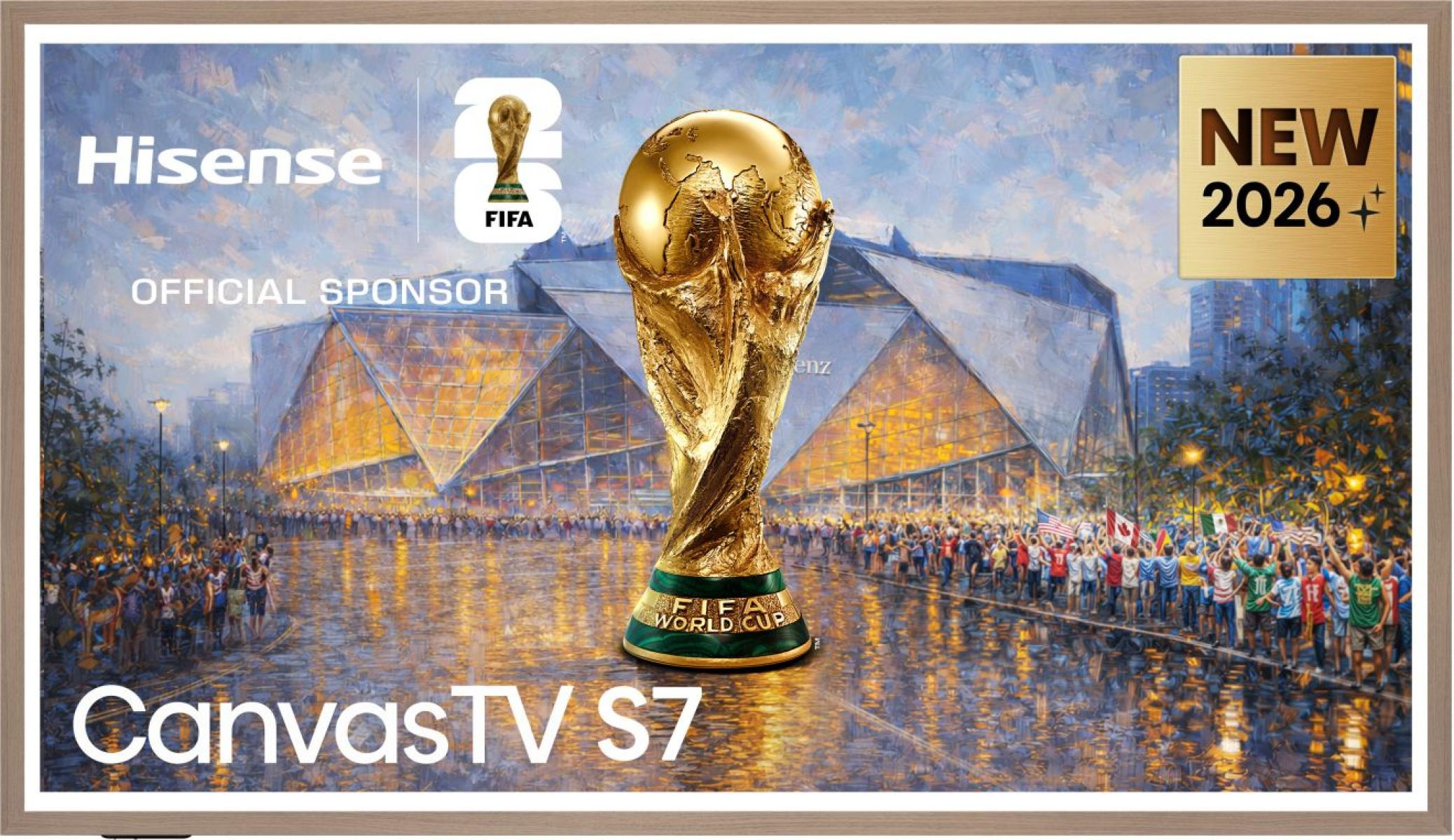 55S7DS 139 cm (55") Canvas TV wallnuss