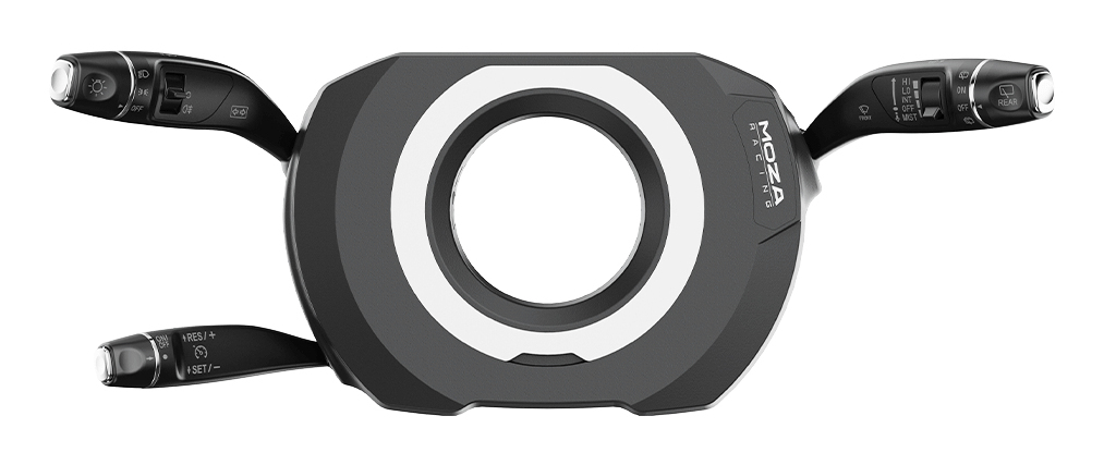 MOZA Multifunktions-Lenkstock, 28 Schalter - schwarz (RS065)