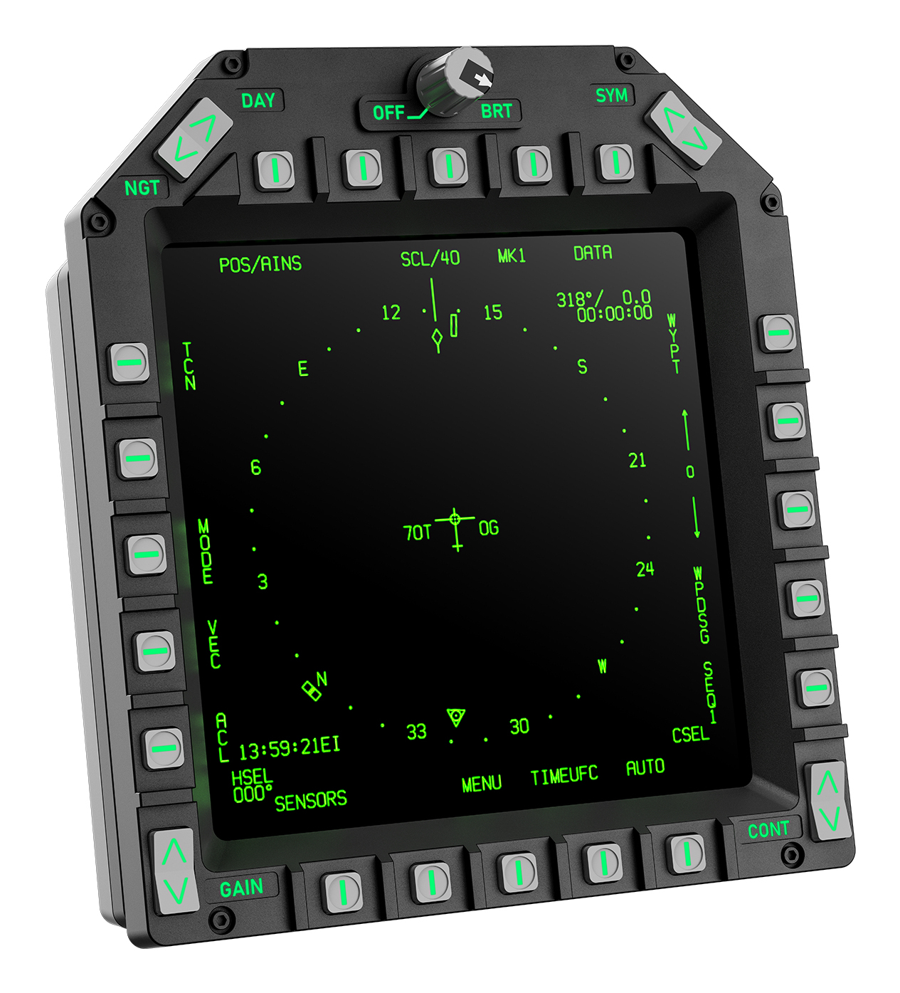 Moza Racing AMPCD Display Panel (AS028)