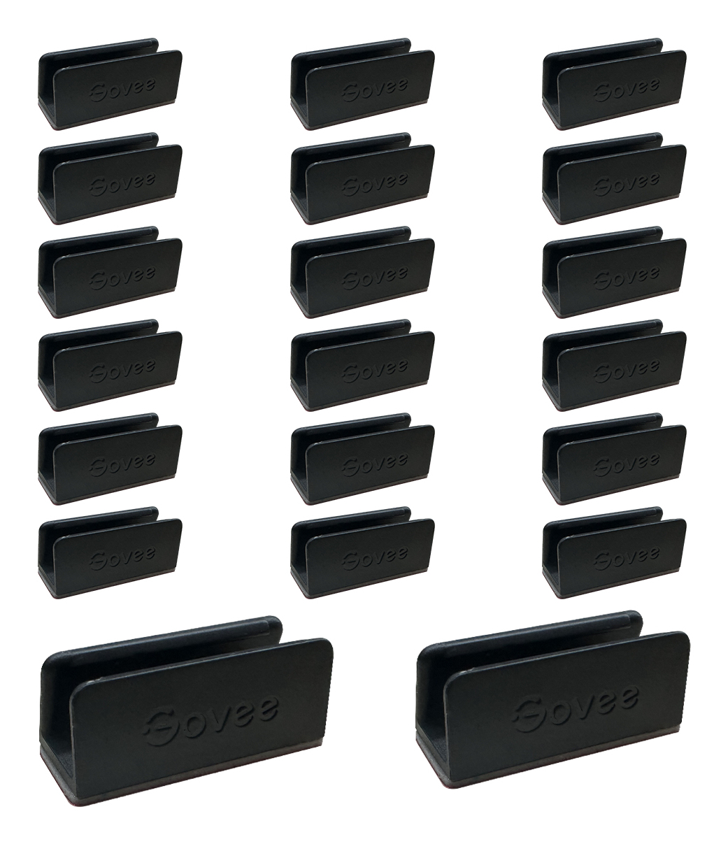 Govee Neon Rope Light 2 Halteklammer (20 Stück) schwarz