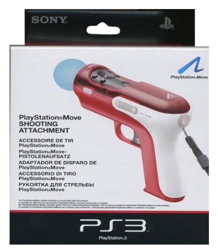 PS3 - Move Controller Aufsatz: Light Gun / Pistole / Phaser / Blaster / Rifle (gebraucht)