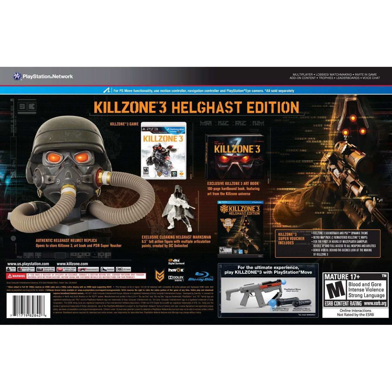 PS3 - Killzone 3 #Helghast Edition (AT Version) (mit OVP) (gebraucht) USK18