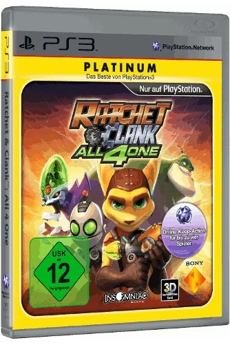 PS3 - Ratchet & Clank: All 4 One [Platinum] (DE Version) (mit OVP) (gebraucht)