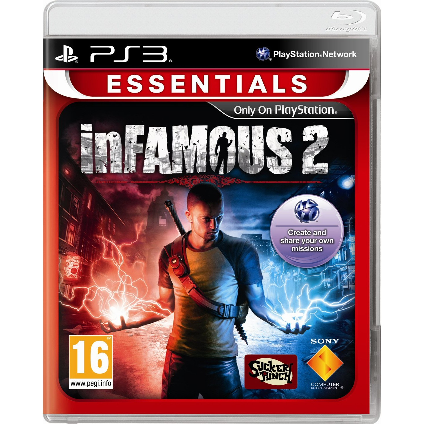 PS3 - inFamous 2 (DE Version) (mit OVP) (gebraucht)