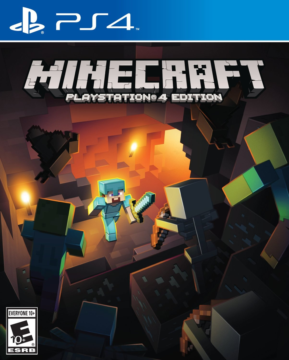 PS4 - Minecraft (AT Version) (mit OVP) (OVP beschädigt) (gebraucht)