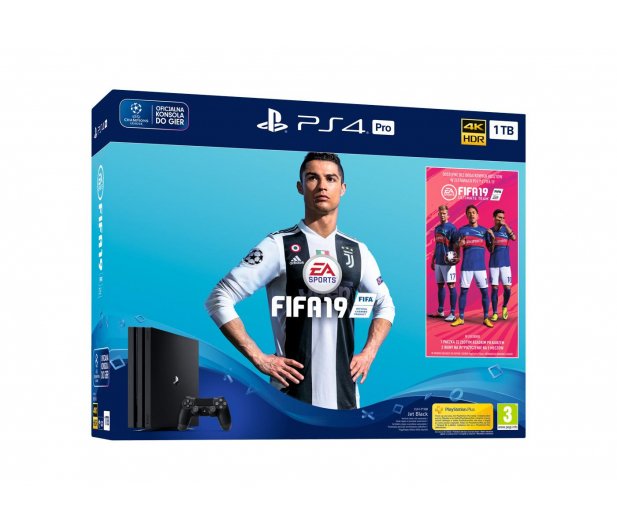 PS4 - Konsole Pro 1TB #Fifa 19 Edition + Spiel + Original Controller (mit OVP) (gebraucht) NEUWERTIG
