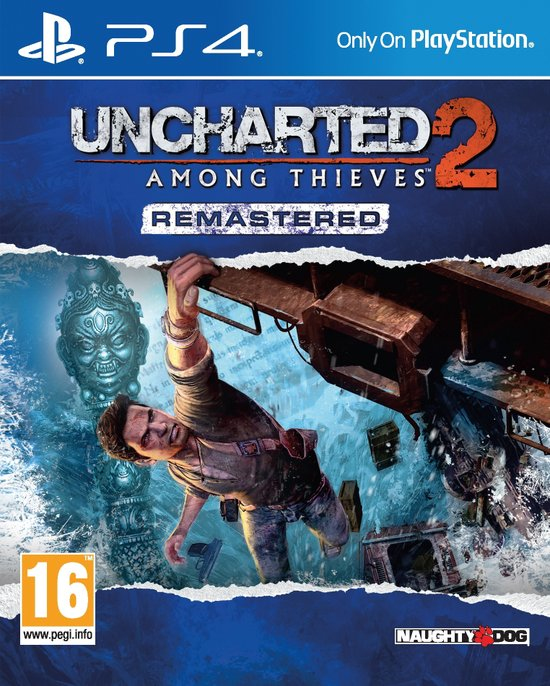 PS4 - Uncharted 2: Among Thieves Remastered (AT Version) (mit OVP) (OVP beschädigt) (gebraucht)