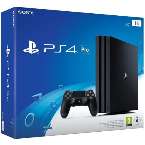 PS4 - Konsole Pro 1TB #schwarz + Original Controller (mit OVP) (sehr guter Zustand) (gebraucht)