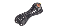 APC - Stromkabel - IEC 60320 C19 zu BS 1363A (M) - 2.44 m - Schwarz - für P/N: SMT2200I-AR, SMT2200R2I-AR, SMT3000I-AR, SMT3000R2I-AR, SMX3000HVTUS, SRT10RMXLIX806