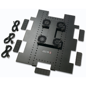 APC Roof Fan Tray - Rack-Lüftereinsatz - Wechselstrom 208/230 V - Schwarz - für NetShelter SX