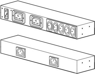 APC Rack PDU, Basic, 0U/1U, 100-240V/20A (AP6120A)