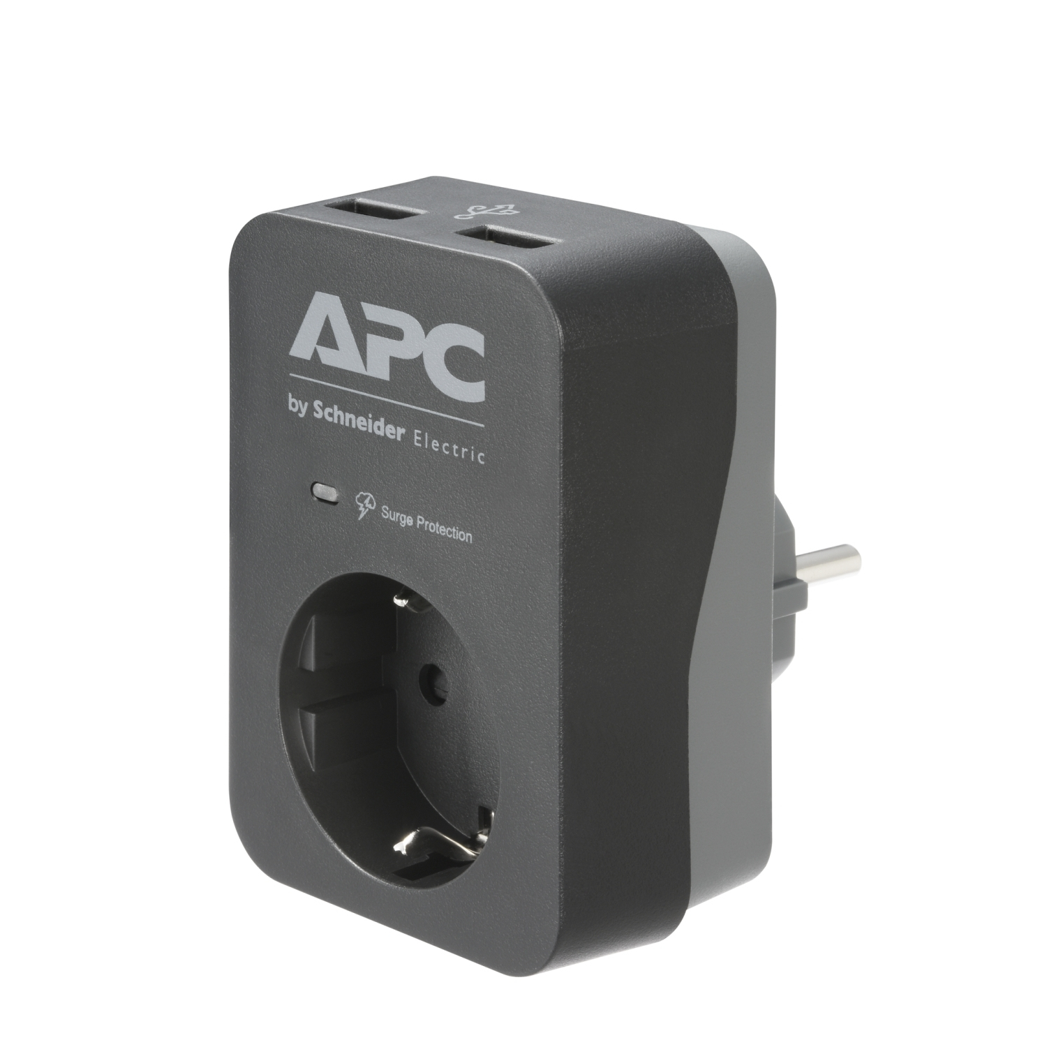 Schneider Electric APC Essential SurgeArrest 1 Outlet 2 USB Ports Blac