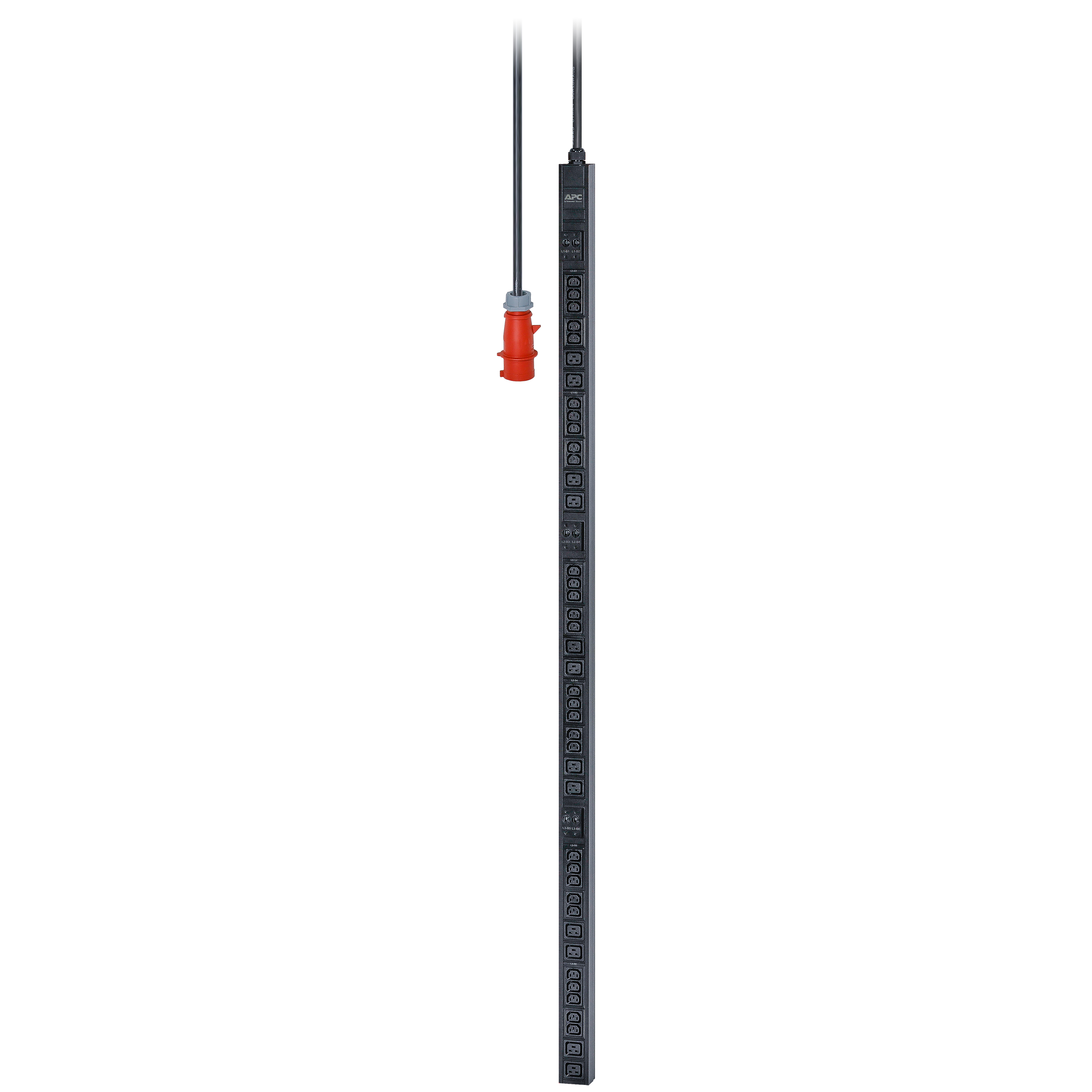 APC Easy Basic Rack PDU EPDU1232B - Stromverteilungseinheit (Rack - einbaufähig) - Wechselstrom 400 V - 22 kW - 22000 VA - 3 Phasen - Eingabe, Eingang IEC 60309 3P+N+PE - Ausgangsanschlüsse: 42 (30 x IEC 60320 C13, 12 x IEC 60320 C19) - 0U - 2,0m Sch