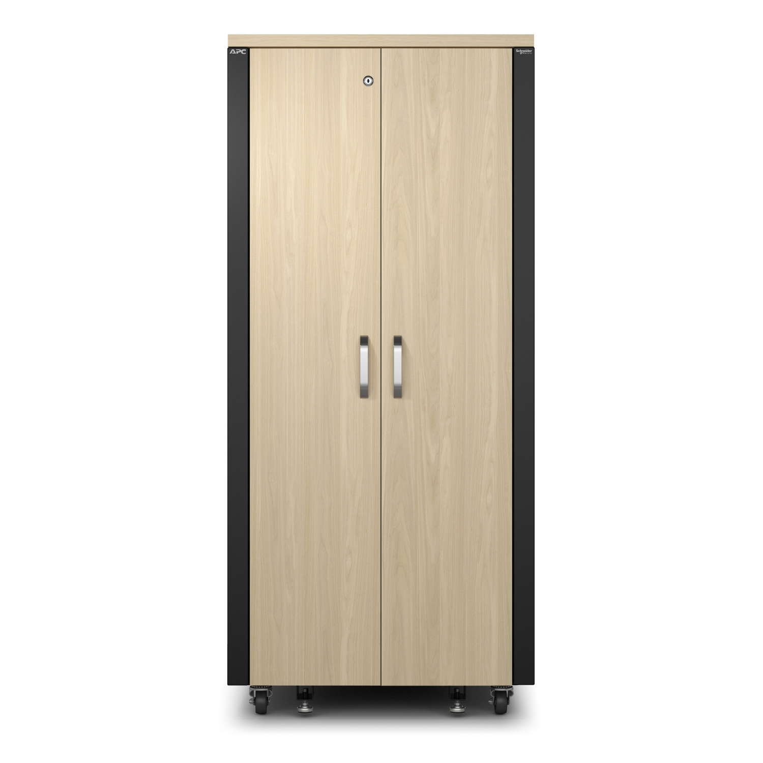 APC NetShelter - Schrank - schallisoliert - Wechselstrom 230 V - Ahorn - 32U - 48,3 cm (19) (AR4032IA)