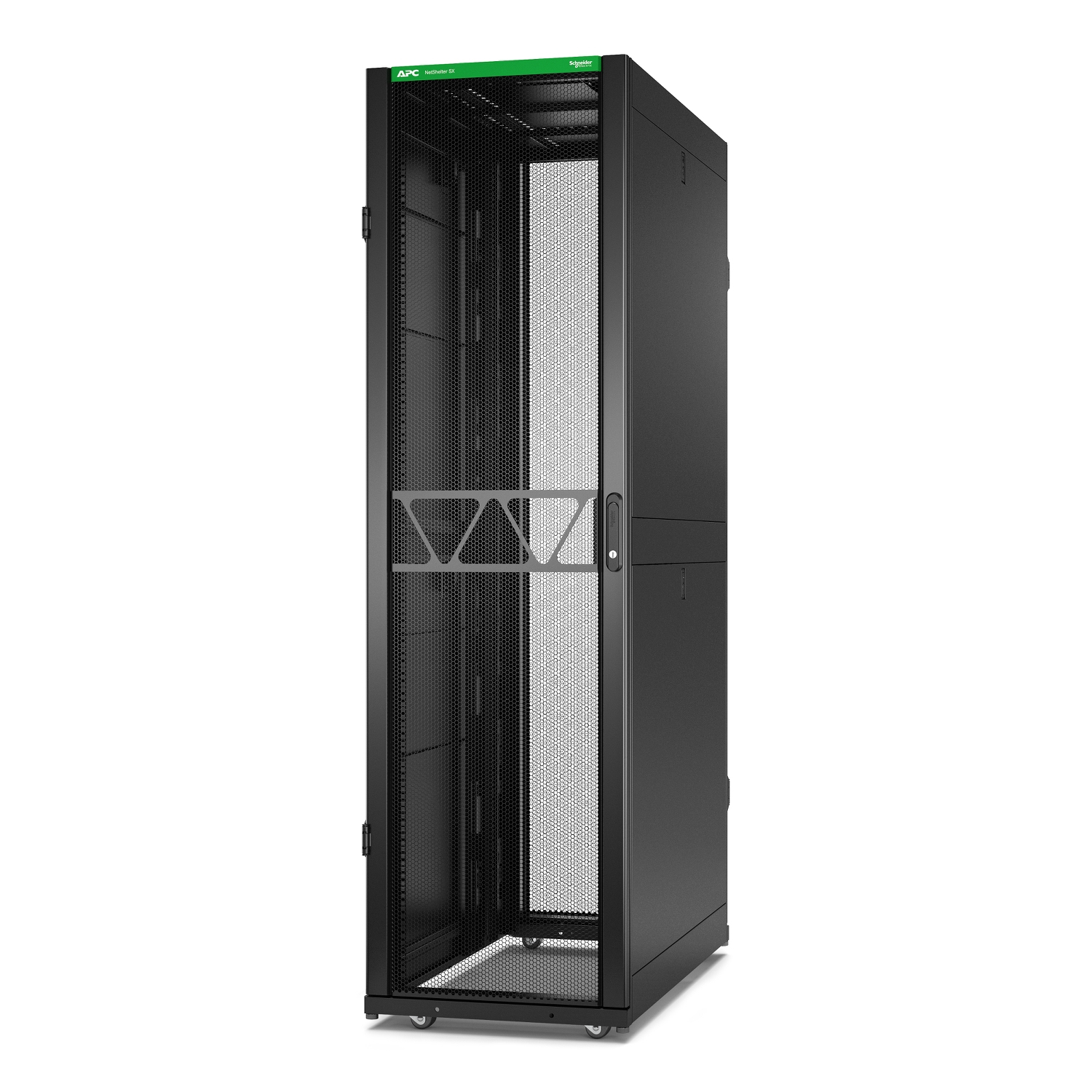 APC NetShelter SX Gen 2 Rack cabinet 2124H x 600W x 1200D mm with sides floor-standing Black 45U 19 TAA Compliant (AR3305B2)
