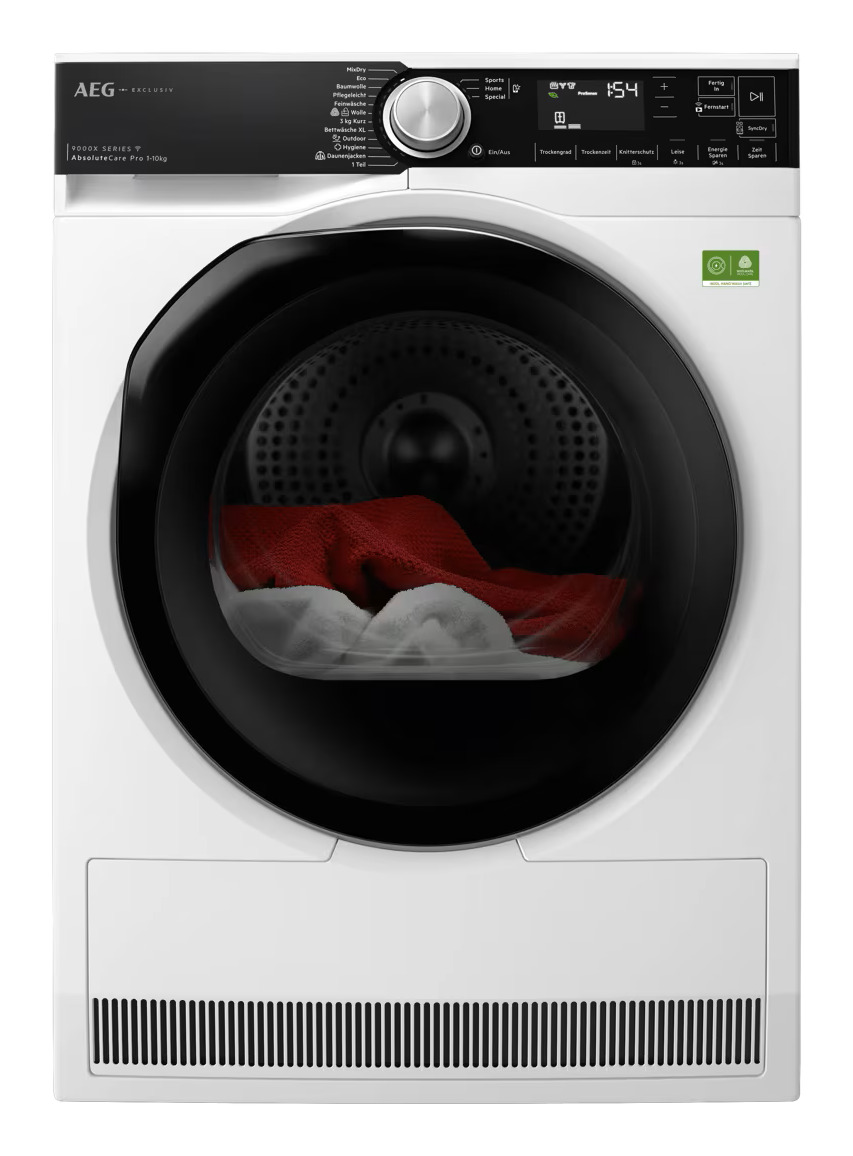 TR9XWP80809 Wärmepumpentrockner weiß