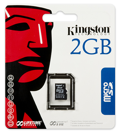 Kingston Technology Micro SD Card 2GB ohne Adapter