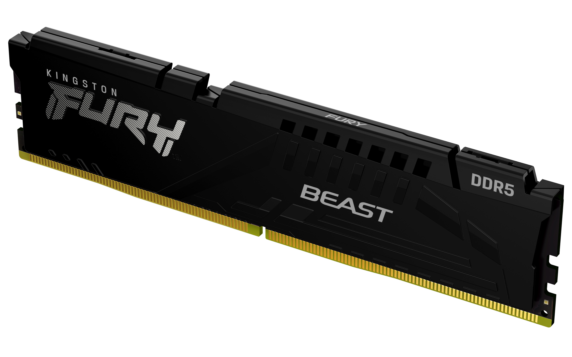 Kingston FURY Beast - DDR5 - Modul - 16 GB - DIMM 288-PIN - 6800 MHz / PC5-54400 - CL34 - 1.4 V - ungepuffert - on-die ECC - Schwarz (KF568C34BBE-16)