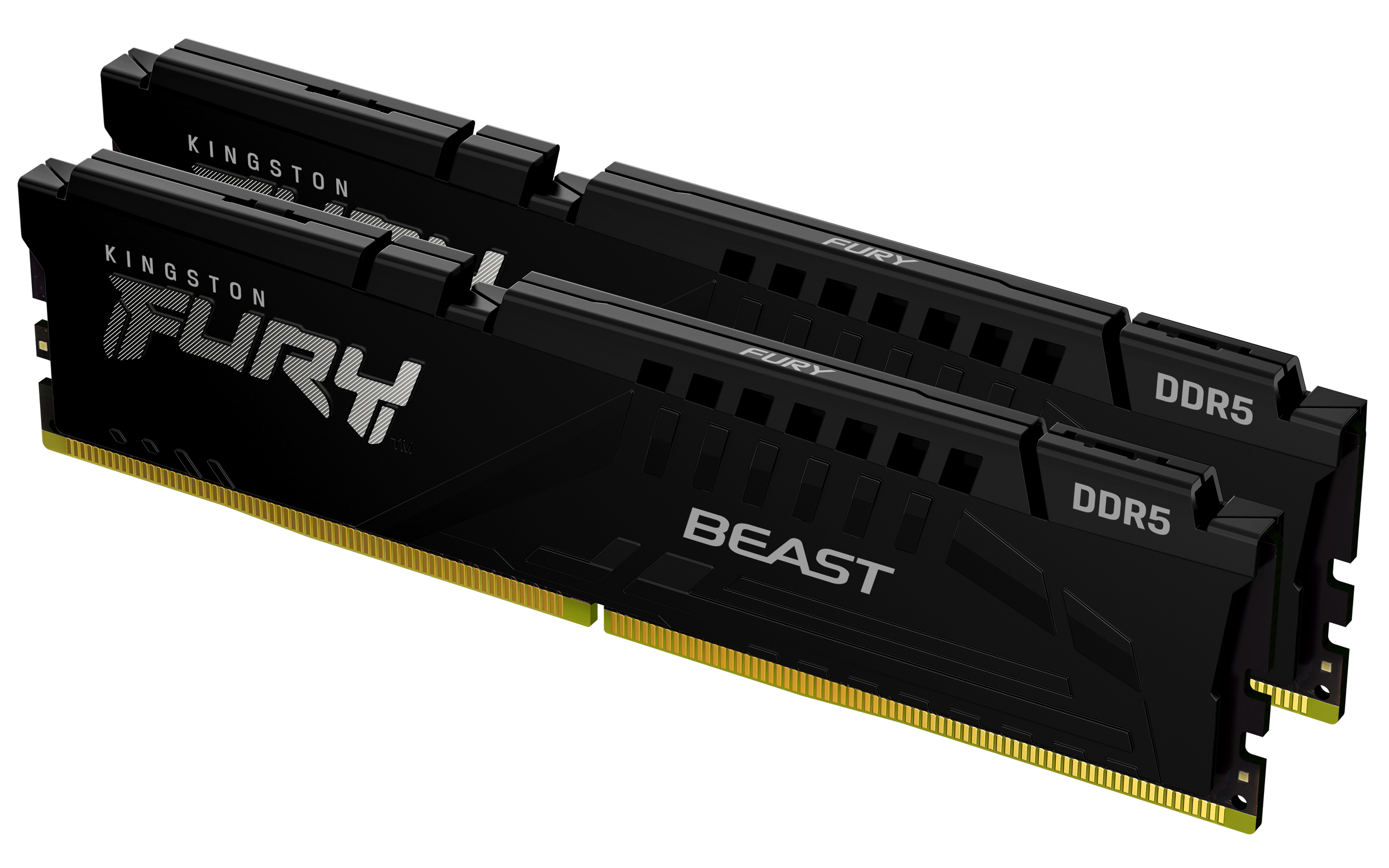 Kingston FURY™ Beast DDR5 Speicher 128GB 5600MT/s CL40 DIMM (2er-Kit) Schwarz