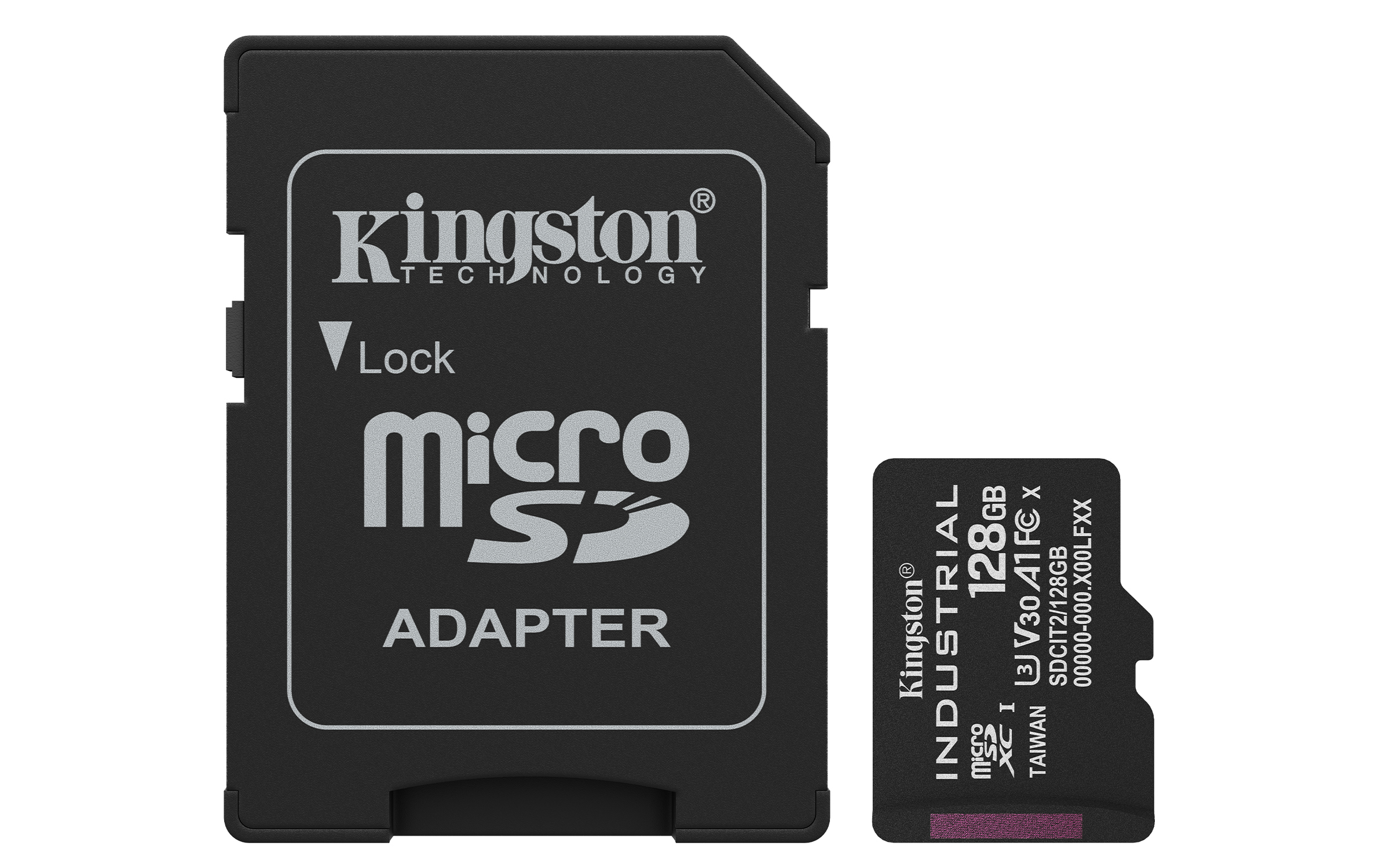 Kingston Technology Industrial microSD Speicherkarte 128 GB inkl. SD-Adapter