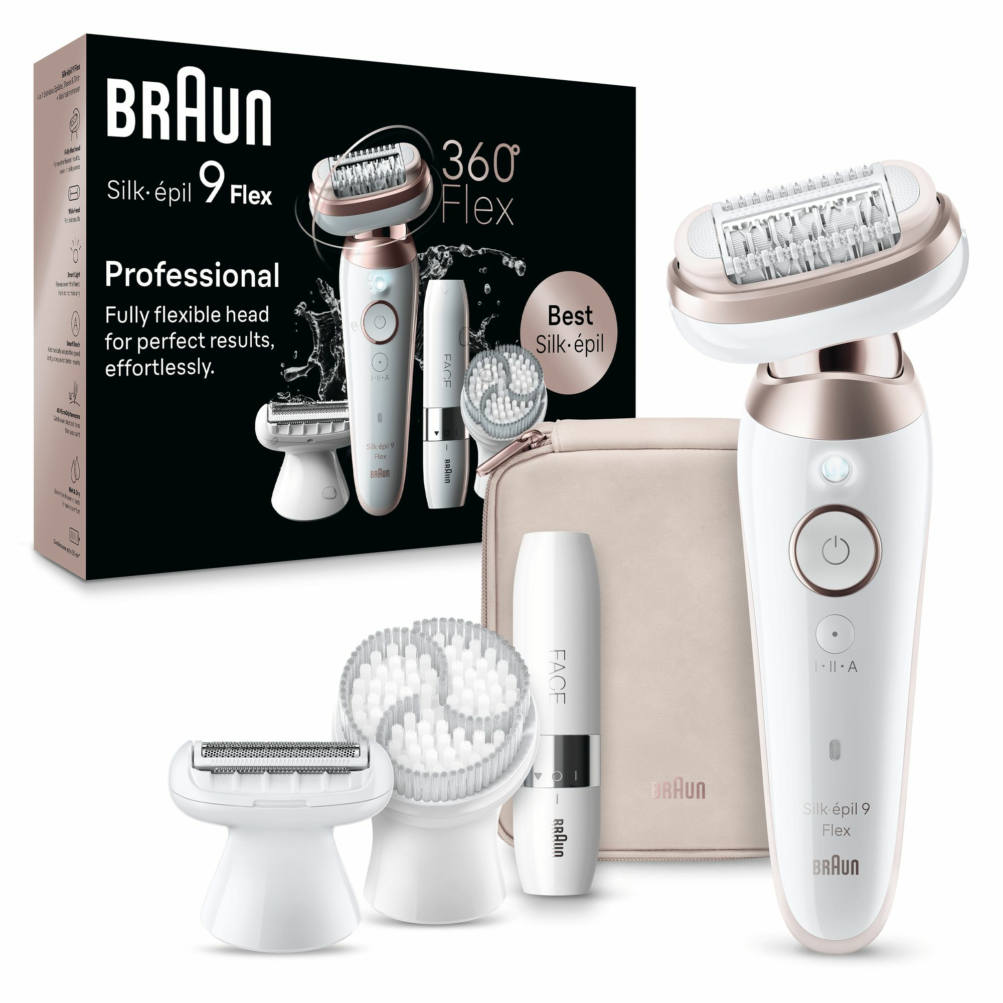 BRAUN Silk-épil 9 Flex 9-360 3D Epilierer, 1 St.