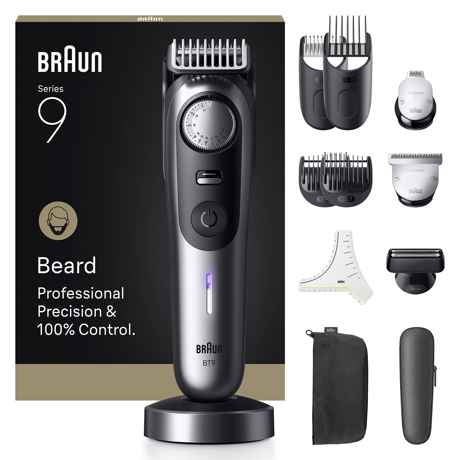 Braun Series 9 Beard Trimmer BT9560 244855 Akku (244855)