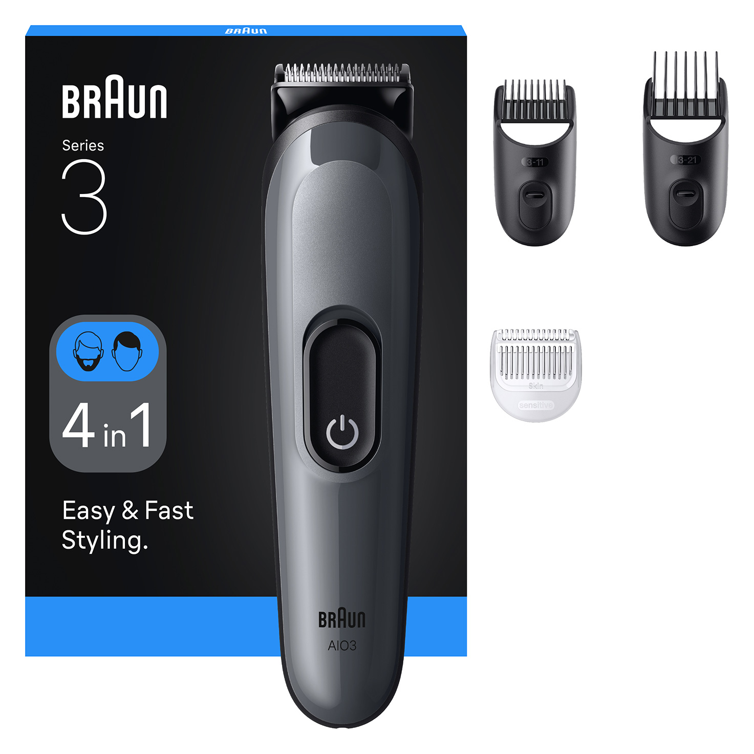 Braun Bart/Haarschneider/Trimmer AllinOne Style Kit AIO3500 (245197)