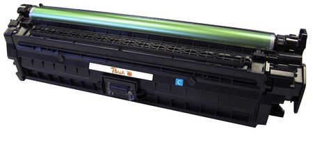 Peach HP 307 AC Toner cy ersetzt HP No. 307A C, CE741A für z.B. HP Color LaserJet CP 5200, HP Color LaserJet CP 5220, HP Color LaserJet CP 5225 (wiederaufbereitet)