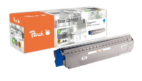 Peach O4405  Toner cy ersetzt OKI 44059167 für z.B. OKI MC 851 CDTN, OKI MC 851 CDXN, OKI MC 851 DN, OKI MC 851 DN plus, OKI MC 861 CDTN (wiederaufbereitet)
