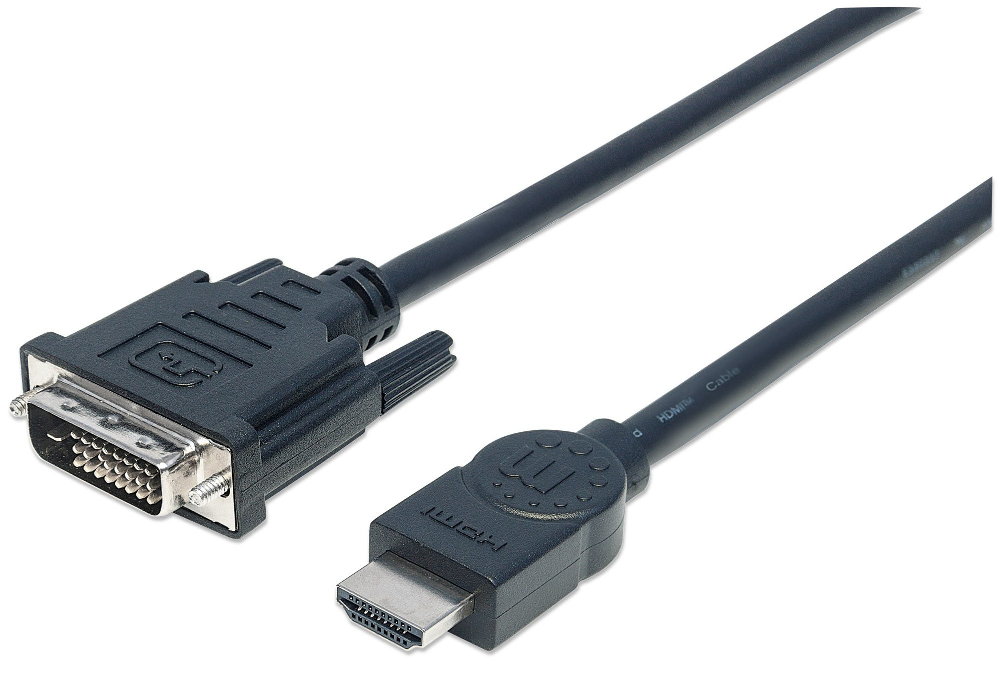 HDMI 1.3 Adapterkabel (3m) HDMI>DVI-D DualLink St/St schwarz