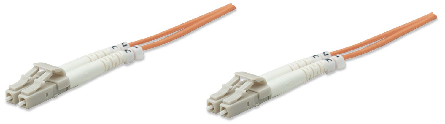 LWL LC > LC OM1 Anschlusskabel (2 m) orange Multimode