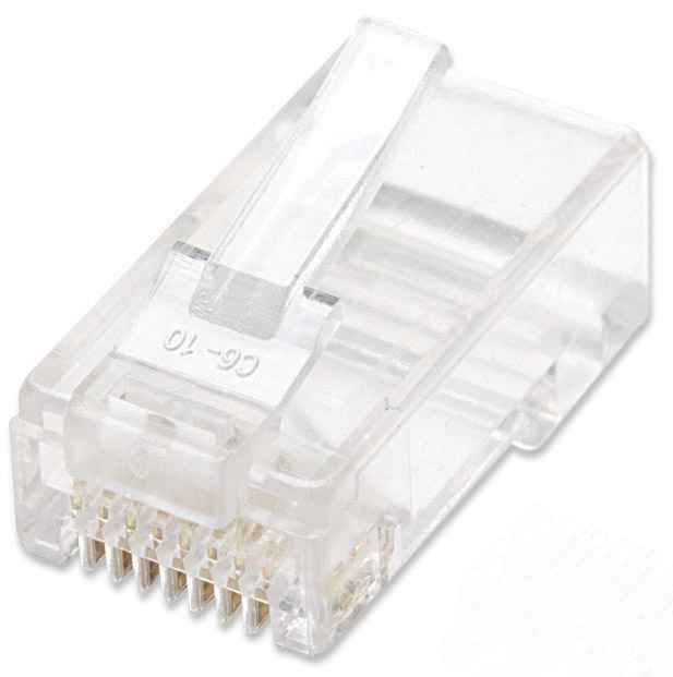 Intellinet Modular Plugs - Netzwerkanschluss - RJ-45 (M) - CAT 5e (Packung mit 100) (502399)