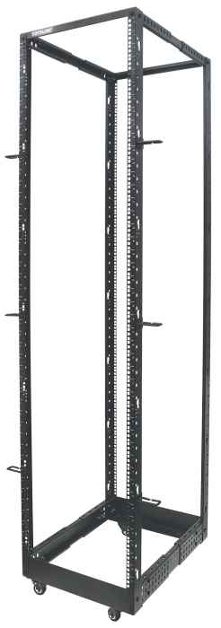 19" 4-Pfosten Laborgestell 45HE schwarz